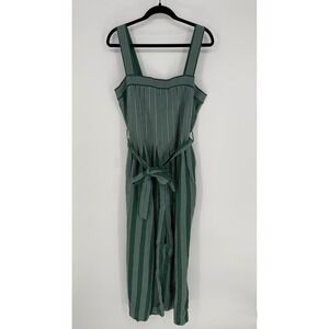 PAYAL PRATAP ANTHROPOLOGIE WIDE LEG STRIPED LINEN BLEND JUMPSUIT SIZE 12